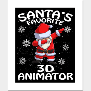 Santas Favorite 3D Animator Christmas Posters and Art